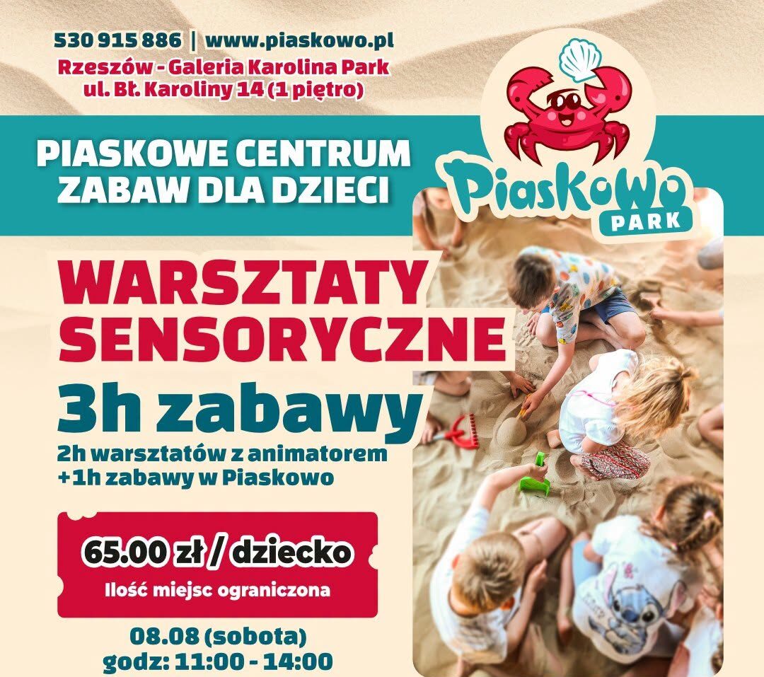 Warsztaty sensoryczne dla dzieci w Rzeszowie